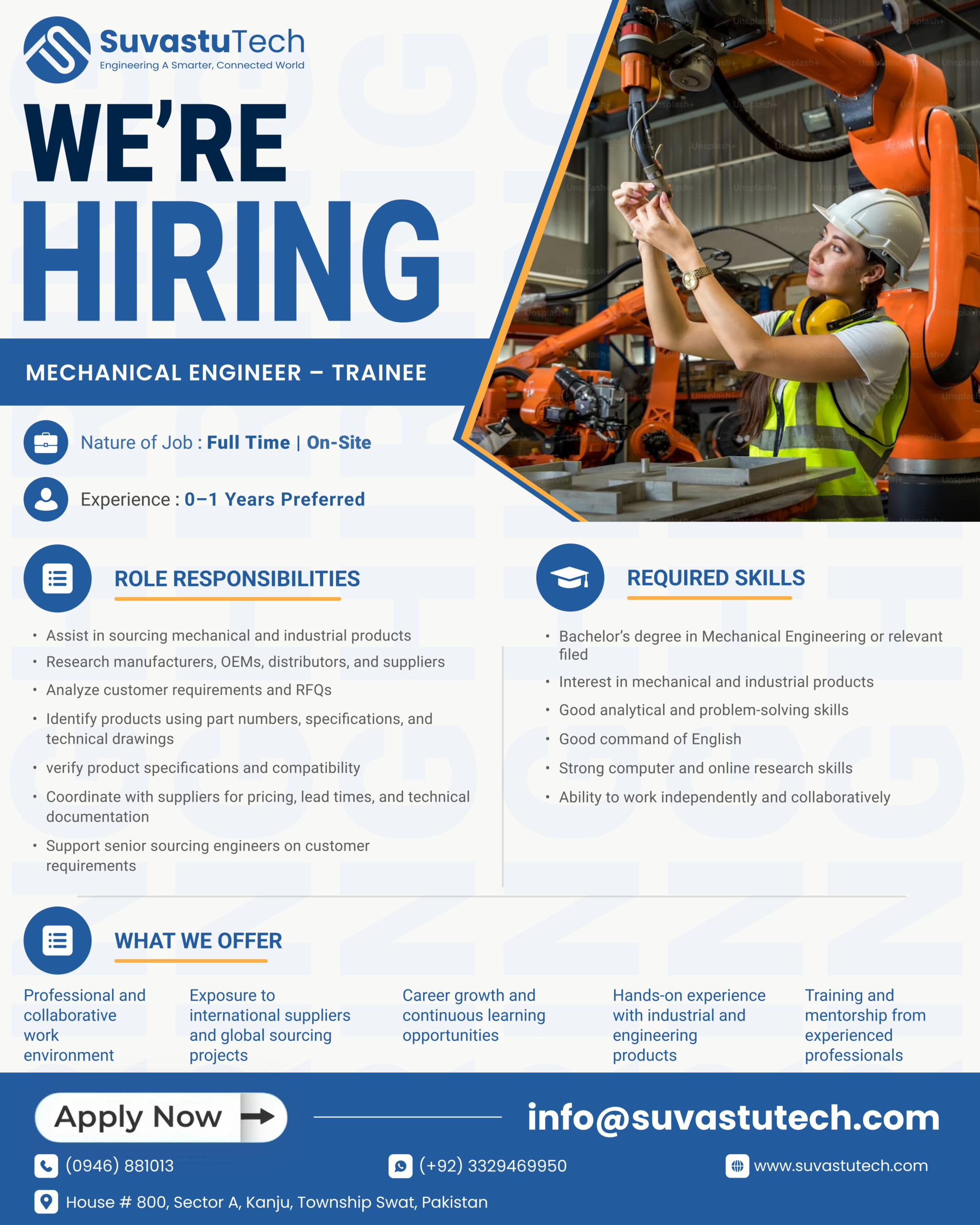 Mechanical Engineer – Trainee scaled